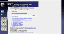 Desktop Screenshot of occupationalinfo.org